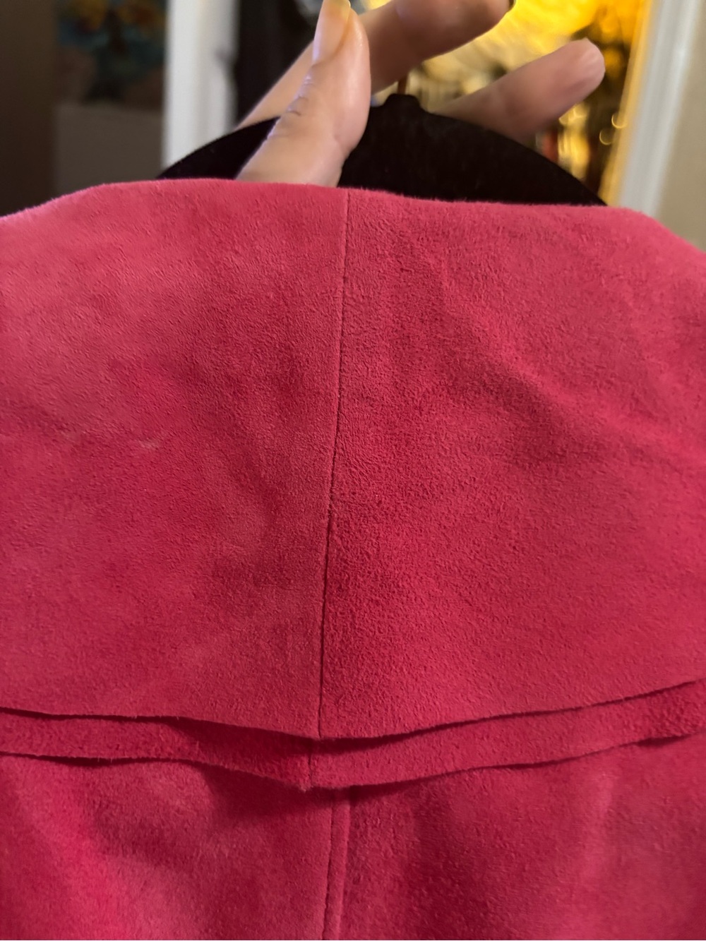 Lafayette 148 New York Raspberry Pink Ruffle-Front Jacket - Picture 10 of 10